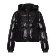 Geïsoleerde jas met capuchon Michael Kors , Black , Dames