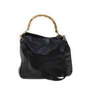 Pre-owned Leather gucci-bags Gucci Vintage , Black , Dames