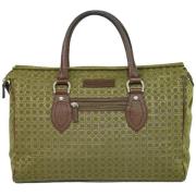 Pre-owned Canvas travel-bags Salvatore Ferragamo Pre-owned , Green , D...