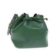 Pre-owned Leather louis-vuitton-bags Louis Vuitton Vintage , Green , D...