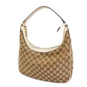 Pre-owned Canvas gucci-bags Gucci Vintage , Beige , Dames