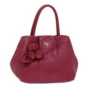 Pre-owned Leather prada-bags Prada Vintage , Pink , Dames