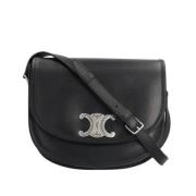 Pre-owned Leather celine-bags Celine Vintage , Black , Dames