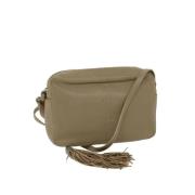 Pre-owned Leather shoulder-bags Yves Saint Laurent Vintage , Beige , D...