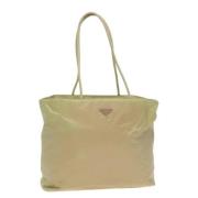 Pre-owned Nylon prada-bags Prada Vintage , Beige , Dames