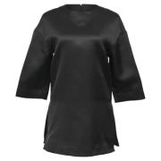 Pre-owned Cotton tops Celine Vintage , Black , Dames