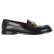 Pre-owned Leather flats Valentino Vintage , Black , Dames