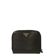 Pre-owned Canvas wallets Prada Vintage , Black , Dames