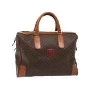 Pre-owned Canvas handbags Celine Vintage , Brown , Dames