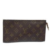 Pre-owned Canvas pouches Louis Vuitton Vintage , Brown , Dames