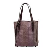 Pre-owned Canvas totes Burberry Vintage , Purple , Dames