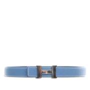 Pre-owned Leather belts Hermès Vintage , Blue , Dames