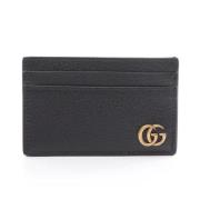 Pre-owned Leather wallets Gucci Vintage , Black , Dames