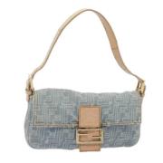 Pre-owned Canvas fendi-bags Fendi Vintage , Blue , Dames