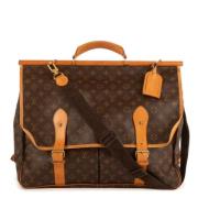 Pre-owned Coated canvas travel-bags Louis Vuitton Vintage , Brown , Da...