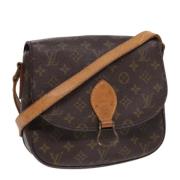 Pre-owned Canvas louis-vuitton-bags Louis Vuitton Vintage , Brown , Da...