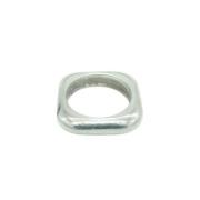 Pre-owned Silver rings Chanel Vintage , Gray , Dames