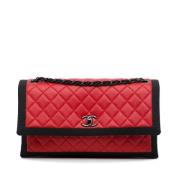 Pre-owned Canvas shoulder-bags Chanel Vintage , Red , Dames