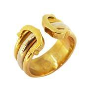 Pre-owned Rose Gold rings Cartier Vintage , Yellow , Dames