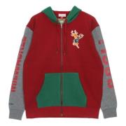 NBA Scarlet Zip Hoodie Mitchell & Ness , Multicolor , Heren