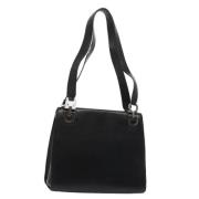 Pre-owned Leather shoulder-bags Salvatore Ferragamo Pre-owned , Black ...