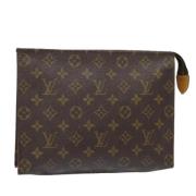 Pre-owned Canvas louis-vuitton-bags Louis Vuitton Vintage , Brown , Da...