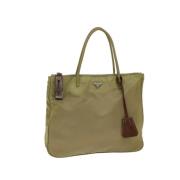 Pre-owned Nylon prada-bags Prada Vintage , Beige , Dames