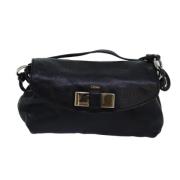 Pre-owned Leather crossbody-bags Chloé Pre-owned , Black , Dames