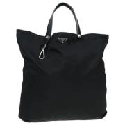 Pre-owned Nylon totes Prada Vintage , Black , Dames