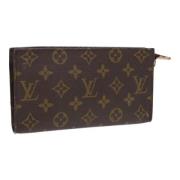 Pre-owned Canvas pouches Louis Vuitton Vintage , Brown , Dames