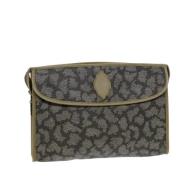 Pre-owned Leather clutches Yves Saint Laurent Vintage , Brown , Dames