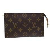 Pre-owned Canvas pouches Louis Vuitton Vintage , Brown , Dames