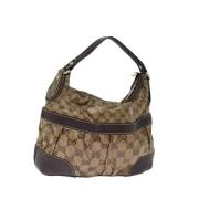 Pre-owned Canvas gucci-bags Gucci Vintage , Brown , Dames