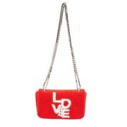 Pre-owned Canvas shoulder-bags Burberry Vintage , Red , Dames