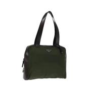 Pre-owned Nylon prada-bags Prada Vintage , Green , Dames