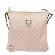 Pre-owned Canvas gucci-bags Gucci Vintage , Pink , Dames