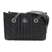 Pre-owned Leather gucci-bags Gucci Vintage , Black , Dames