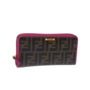 Pre-owned Canvas wallets Fendi Vintage , Multicolor , Dames