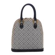 Pre-owned Canvas handbags Louis Vuitton Vintage , Black , Dames