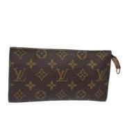 Pre-owned Canvas pouches Louis Vuitton Vintage , Brown , Dames