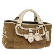 Pre-owned Canvas celine-bags Celine Vintage , Brown , Dames