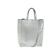 Pre-owned Leather celine-bags Celine Vintage , Gray , Dames