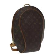 Pre-owned Canvas shoulder-bags Louis Vuitton Vintage , Brown , Dames