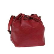 Pre-owned Leather louis-vuitton-bags Louis Vuitton Vintage , Red , Dam...