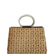 Pre-owned Fabric handbags Celine Vintage , Beige , Dames