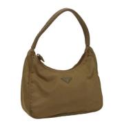 Pre-owned Nylon prada-bags Prada Vintage , Beige , Dames