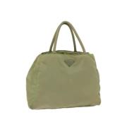 Pre-owned Nylon prada-bags Prada Vintage , Beige , Dames