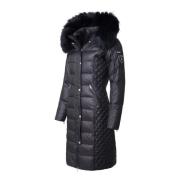 Kesha Lange Donsjas - Stijlvolle Winterjas Rockandblue , Black , Dames