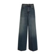 Wijde Jeans Haikure , Blue , Dames