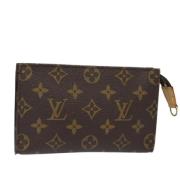 Pre-owned Canvas pouches Louis Vuitton Vintage , Brown , Dames